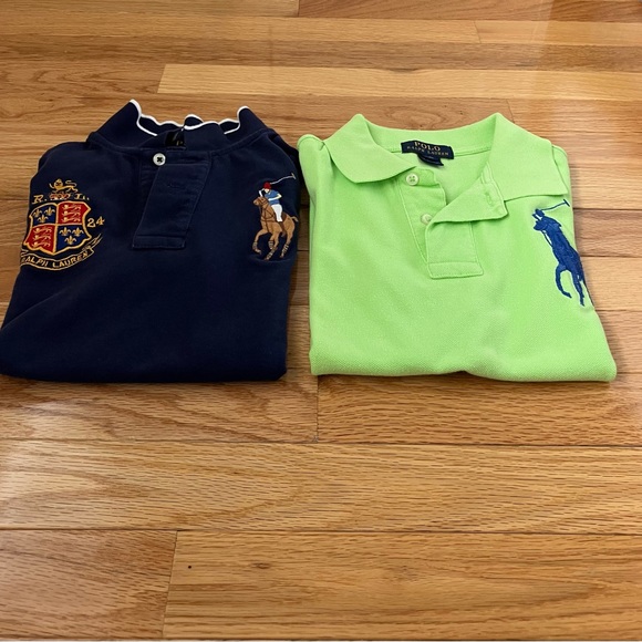 BUNDLE of POLO RALPH LAUREN short sleeve Polo shirt Boys. Size 8 (s/p) - Picture 2 of 8